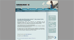 Desktop Screenshot of fahrschuleonline.de